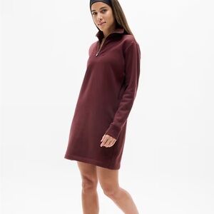 Athleta Cozy Karma 1/2 Zip Dress NWT